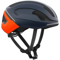 Poc | Omne Beacon Mips Helmet Men's | Size Large In Apatite Navy Matt/fluorescent Orange Matt
