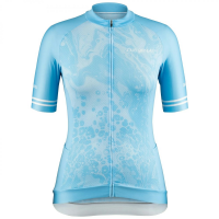 Louis Garneau | Women's Plume Jersey | Size Small In Alaska Blue/chalk Black