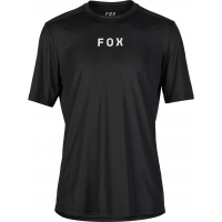 Fox Apparel | Ranger Short Sleeve Moth Jersey Men's | Size Large In Black | Polyester