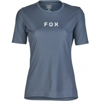 Fox Apparel | Women's Ranger Short Sleeve Wordmark Jersey | Size Large In Graphite | Polyester