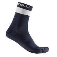 Castelli | Espresso 15 Sock Men's | Size Large/extra Large In Belgian Blue/ivory