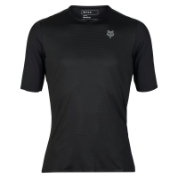 Fox Apparel | Flexair Ascent Short Sleeve Jersey Men's | Size Extra Large In Black | Polyester