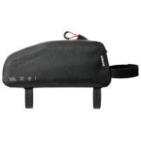Uswe | Top Tube Bag Zippered Black | Rubber