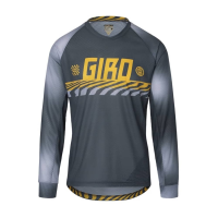 Giro | Men's Roust Ls Jersey | Size Xx Large In Dark Shark Dune | Polyester