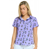 Dharco | Women's Tech Party Shirt | Size Extra Large In Kisma