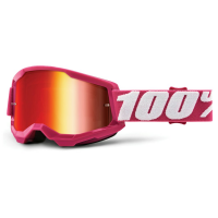 100% | Strata 2 Junior Goggle In Fletcher/mirror Red Lens