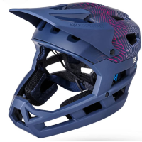 Kali | Invader Dh Helmet Men's | Size Large/xx Large In Ltd Tread Matte Navy/multi