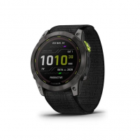 Garmin | Enduro 2 Watch Carbon Gray Dlc W/ultrafit Nylon Strap In Carbon Gray Dlc/black Band