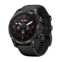 Garmin | Epix Pro Watch 47Mm Sapphire, Carbon Gray Dlc Titanium, Black In Sapphire/carbon Gray Dlc Titanium/black