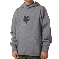 Fox Apparel | Yth Legacy Po Fleece Men's | Size Large In Heather Graphite | Polyester