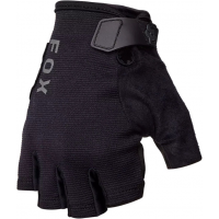 Fox Apparel | Ranger Short Finger Gel Gloves Men's | Size Medium In Black