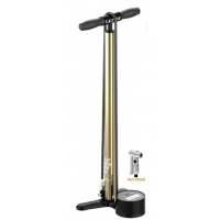 Lezyne | 18K Digital Drive W/ Prest Pro Head Pump 18K | Gold | Plated Barrel Floor Pump, Ltd Edt