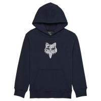 Fox Apparel | Yth The World Fleece Po Men's | Size Large In Midnight | Polyester