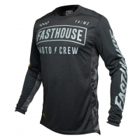 Fasthouse | Strike Jersey Men's | Size Extra Large In Black/camo | 100% Polyester