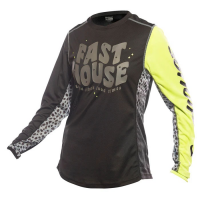 Fasthouse | Women's Grindhouse Zenith Jersey | Size Extra Large In Black | 100% Polyester