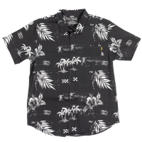 Fasthouse | Alani Short Sleeve Button Up Shirt Men's | Size Extra Large In Black | Spandex