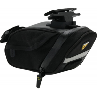 Topeak | Aerowedge Pack Dx Seat Bag | Black | Small, W/ Fixer F25