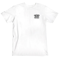 Fasthouse | 805 Gravel Midweight Ss T-Shirt Men's | Size Small In White | 100% Cotton