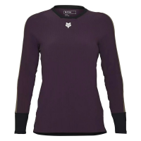 Fox Apparel | W Defend Thermal Jersey Women's | Size Medium In Dark Purple | Nylon