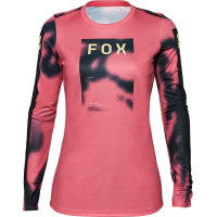 Fox Apparel | W Ranger Ls Jersey Taunt Women's | Size Small In Guava | 100% Polyester