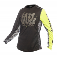 Fasthouse | Girl's Grindhouse Zenith Jersey | Size Extra Small In Black | 100% Polyester