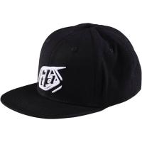 Troy Lee Designs | Youth Flat Bill Snapback | Size Youth In Black