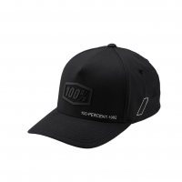 100% | Shadow Flexfit Cap Men's | Size Small/medium In Black | 100% Cotton