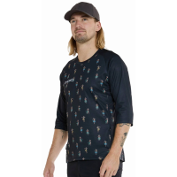 Dharco | Men's 3/4 Sleeve Jersey | Size Small In Kane | Polyester