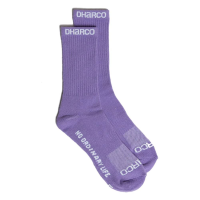 Dharco | Crew Socks Men's | Size Small/medium In Purple Haze | Nylon