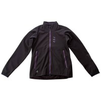 Fox Apparel | Women's Ranger Fire Jacket | Size Large In Black/purple | Spandex/polyester