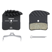 Shimano | H03A-Rf Disc Brake Pad And Spring Resin Compound, Finned Alloy Back Plate, One Pair