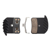 Shimano | H03C-Mf Disc Brake Pad And Spring Metal Compound, Finned Aluminum Backplate, One Pair