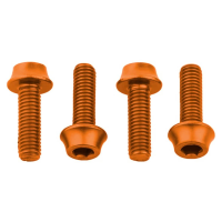 Wolf Tooth Components | Water Bottle Cage Bolts Orange | Aluminum