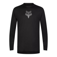Fox Apparel | Ranger Ls Jersey Fox Apparel | Head Men's | Size Medium In Black | Polyester