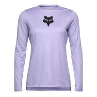 Fox Apparel | Women's Ranger Ls Fox Apparel | Head Jersey | Size Small In Lilac | Polyester