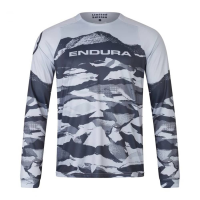 Endura | Mountain Camo Ltd Printed L/s Jersey Men's | Size Medium In Black
