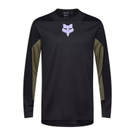 Fox Apparel | Defend Ls Jersey Park Men's | Size Small In Black
