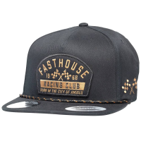 Fasthouse | Acclaim Hat Oversized Men's | Size Extra Large In Black | 100% Cotton