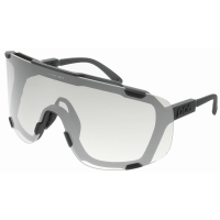 Poc | Devour Photochromic Sunglasses Men's In Translucent Black/clarity Photochromic/grey | Rubber
