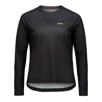 Poc | W's Motion Air L/s Jersey Women's | Size Small In Uranium Black | Polyester