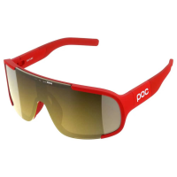Poc | Aspire Sunglasses Men's In Prismane Red/clarity Road/partly Sunny Gold | Rubber