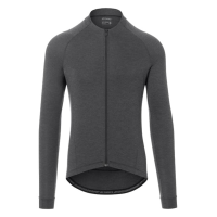 Giro | Men's New Road Ls Jersey | Size Small In Charcoal Heather | Nylon