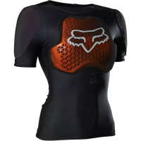 Fox Apparel | W Baseframe Pro Ss Women's | Size Medium In Black