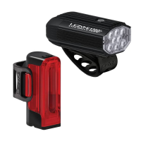 Lezyne | Lite Drive 1200+/ Strip Drive Pro 400+ Light Satin | Black |Blk