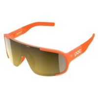 Poc | Aspire Mid Sunglasses Men's In Fluo. Orange Translucent/clarity Road/sunny Gold | Rubber