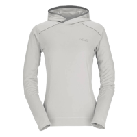 Rab | Force Hoody Wmns Women's | Size Large In Dark Pewter | 100% Polyester