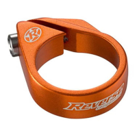 Reverse Components | Bolt Seatpost Clamp | Orange | 34.9Mm