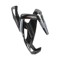 Elite | Custom Race Plus Water Bottle Cage Black/white | Fiberglass