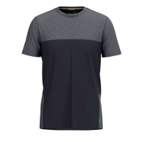 Smartwool | Men's Mountain Bike Short Sleeve Jersey | Size Medium In Sable Brown-Black | Polyester