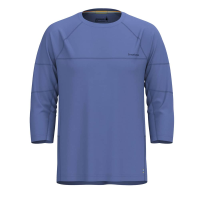 Smartwool | Men's Mountain Bike 3/4 Sleeve Jersey | Size Medium In Nightfall Blue | Polyester